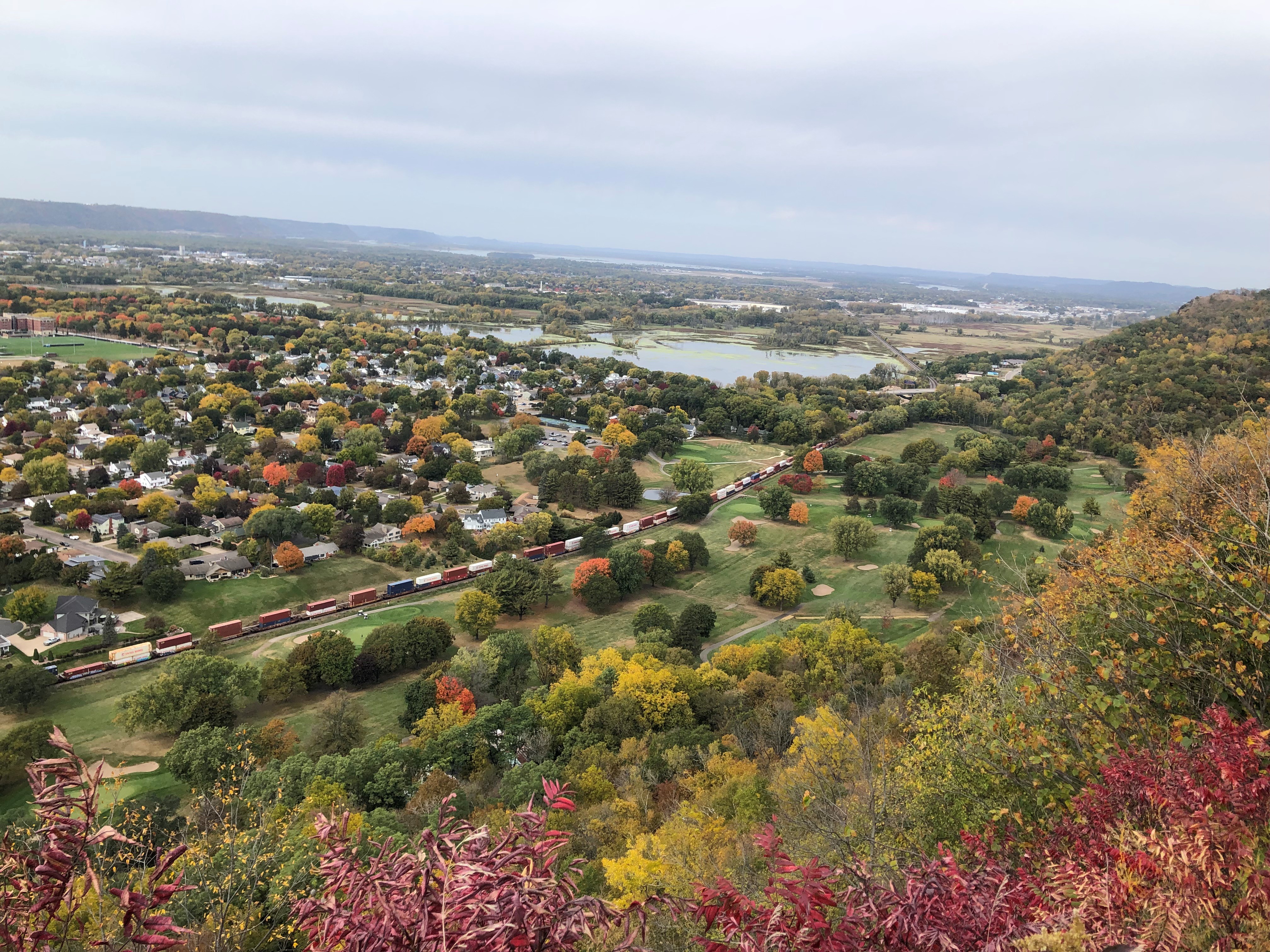 Autumn view grandad's bluff