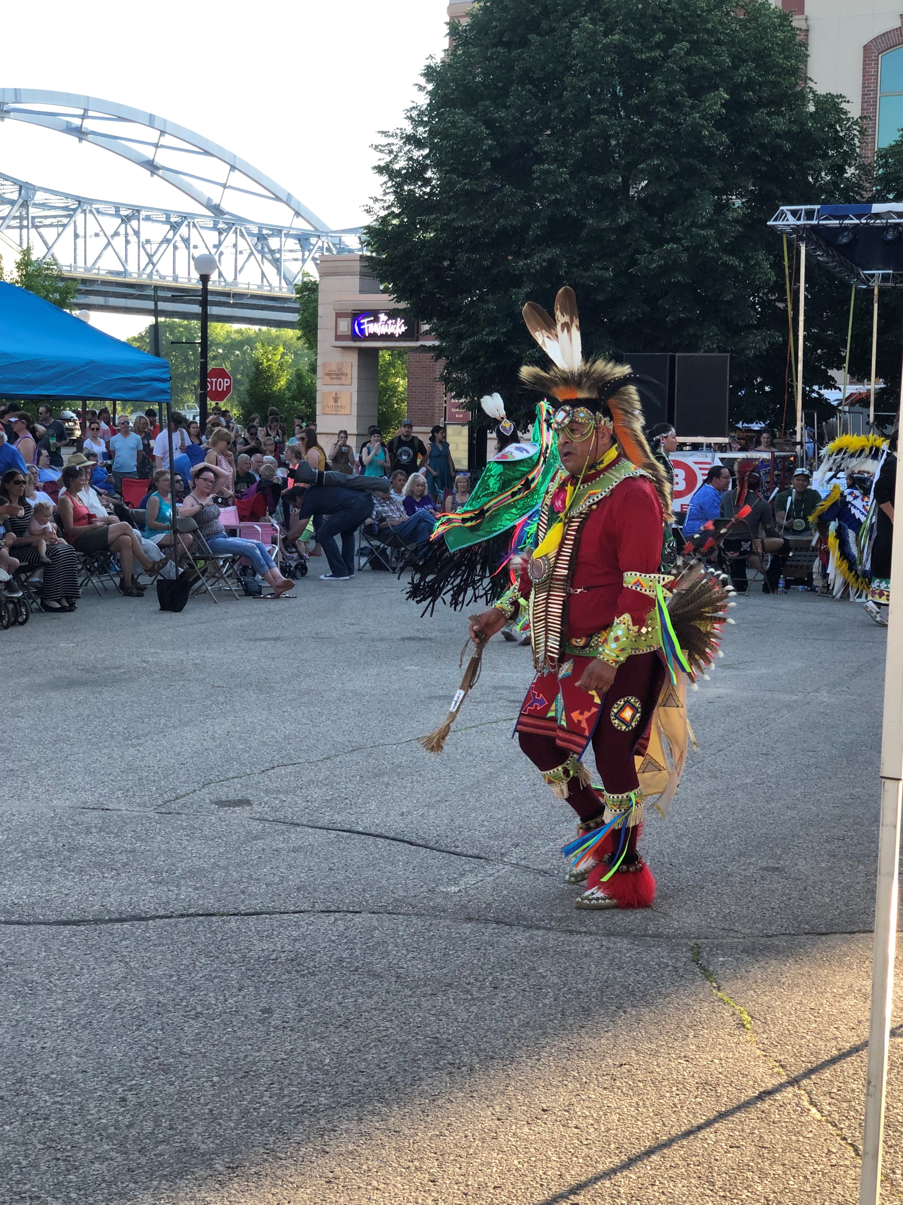 native man dancing