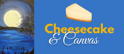 Cheesecake and Canvas banner