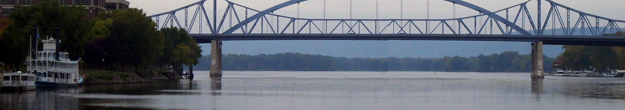 picture of blue bridges